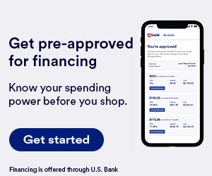 Get Pre-Approved For Financing. Know Your Spending Power Before You Shop. Financing Is Offered Through U.S. Bank.